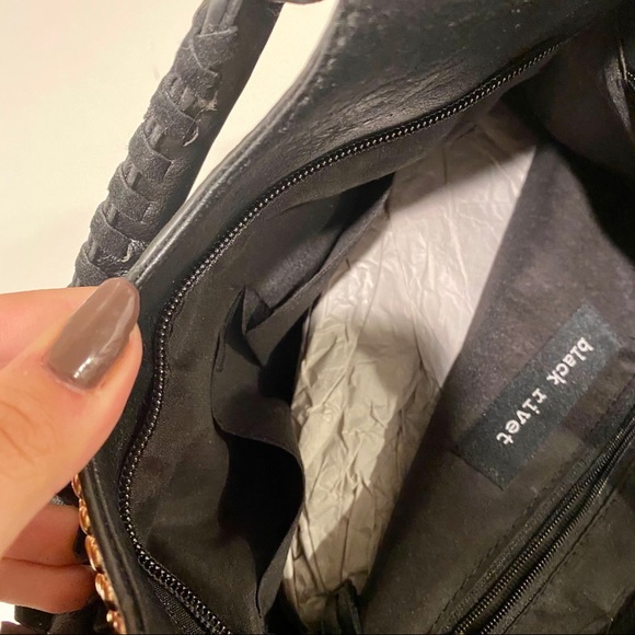 Wilsons Leather Bags Nwt Wilsons Leather Black Rivet Shoulder